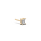 Medium emerald cut diamond stud 14K Gold (0.40 ct.) | Pair