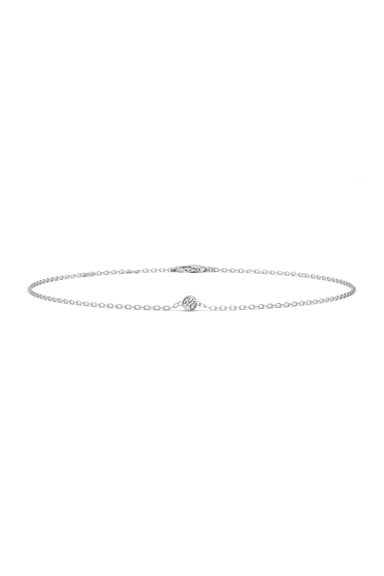 Bezel Diamond Bracelet (0.03 ct.) 14K Gold