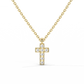 Cross Diamond Pendant (0.02 ct.) 14K Gold