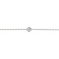 Bezel Lab-grown Diamond Bracelet (0.03 ct.) 14K White Gold