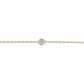 Bezel Lab-grown Diamond Bracelet (0.03 ct.) 14K Yellow Gold