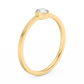 Lab-grown Diamond Solitaire Bezel Ring Medium (0.17 ct.) 14K Yellow Gold
