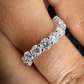 Bold Wave Lab-grown Diamond Ring - 14K White Gold (0.85 ct.)