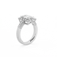 Baguette Halo Lab-grown Diamond Ring  - 14K White Gold (2.55 ct.)
