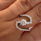 Bold Snake Solitaire Lab-grown Diamond Ring - 14K White Gold (1.02 ct.)