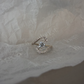 Bold Snake Solitaire Lab-grown Diamond Ring - 14K White Gold (1.02 ct.)