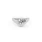 Bold Pear Lab-grown Diamond Ring - 14K White Gold (0.70 ct.)
