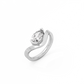 Bold Pear Lab-grown Diamond Ring - 14K White Gold (0.70 ct.)