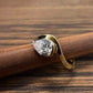 Bold Pear Diamond Ring - 14K Yellow Gold (0.70 ct.)