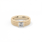 Bold Statement Ribbed Lab-grown Diamond Ring - 14K Yellow Gold (0.81 ct.)