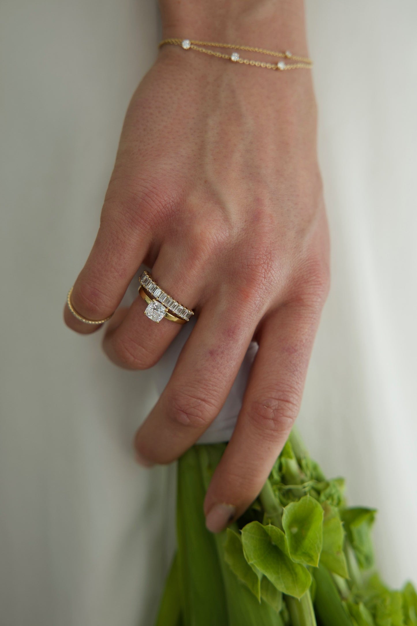 Eternity Emerald Lab-grown Diamond Ring - 14K Yellow Gold (1.01 ct.)