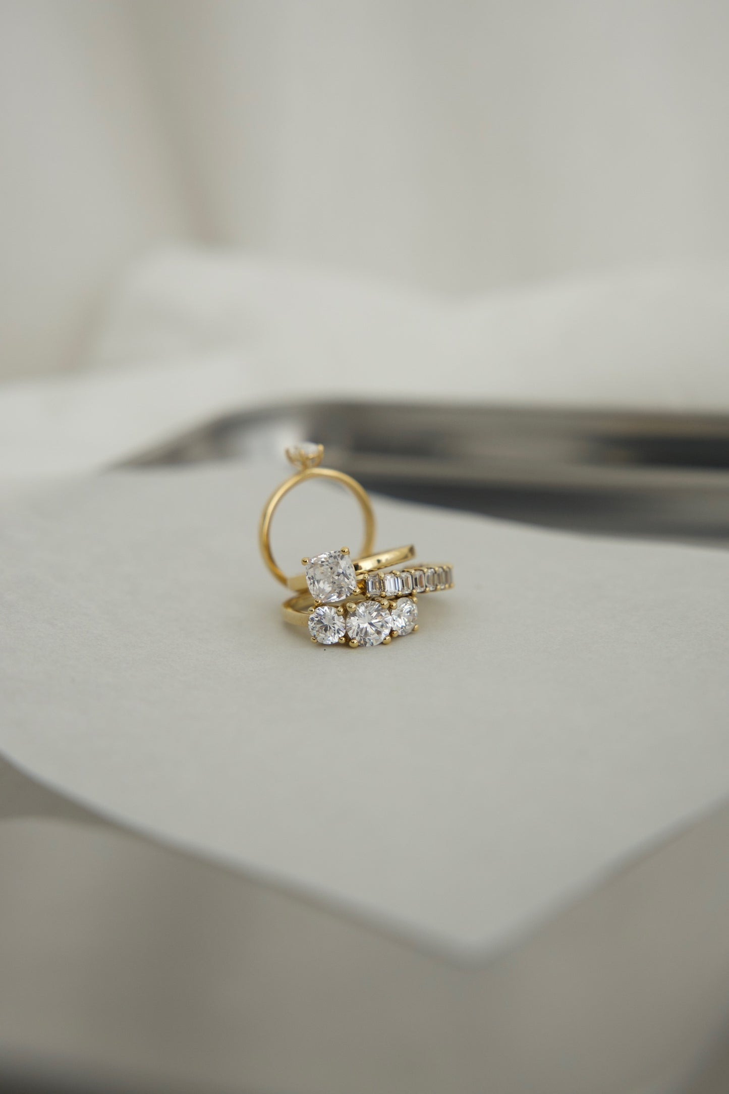 Eternity Emerald Lab-grown Diamond Ring - 14K Yellow Gold (1.01 ct.)