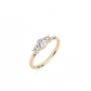 Petite Trilogy Lab-grown Diamond Ring - 14K Yellow Gold (0.6 ct.)