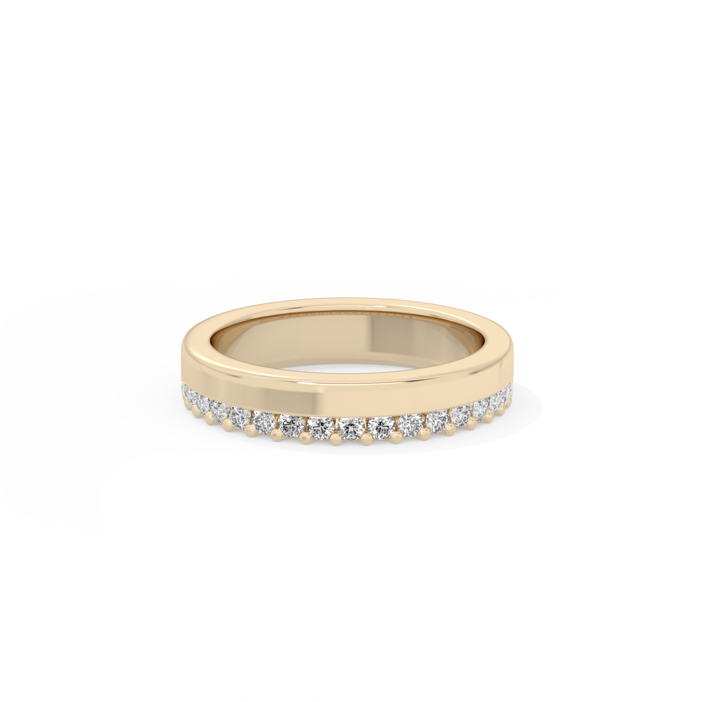 Eternity Double Diamond Ring - 14K Yellow Gold (0.4 ct.)