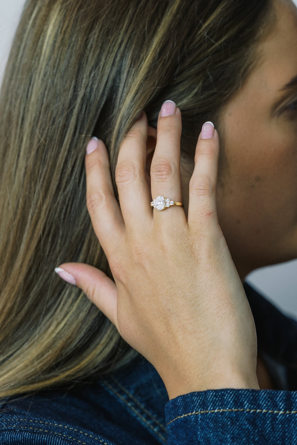 Illusion Diamond Ring - 14K White Gold (1.35 ct.)