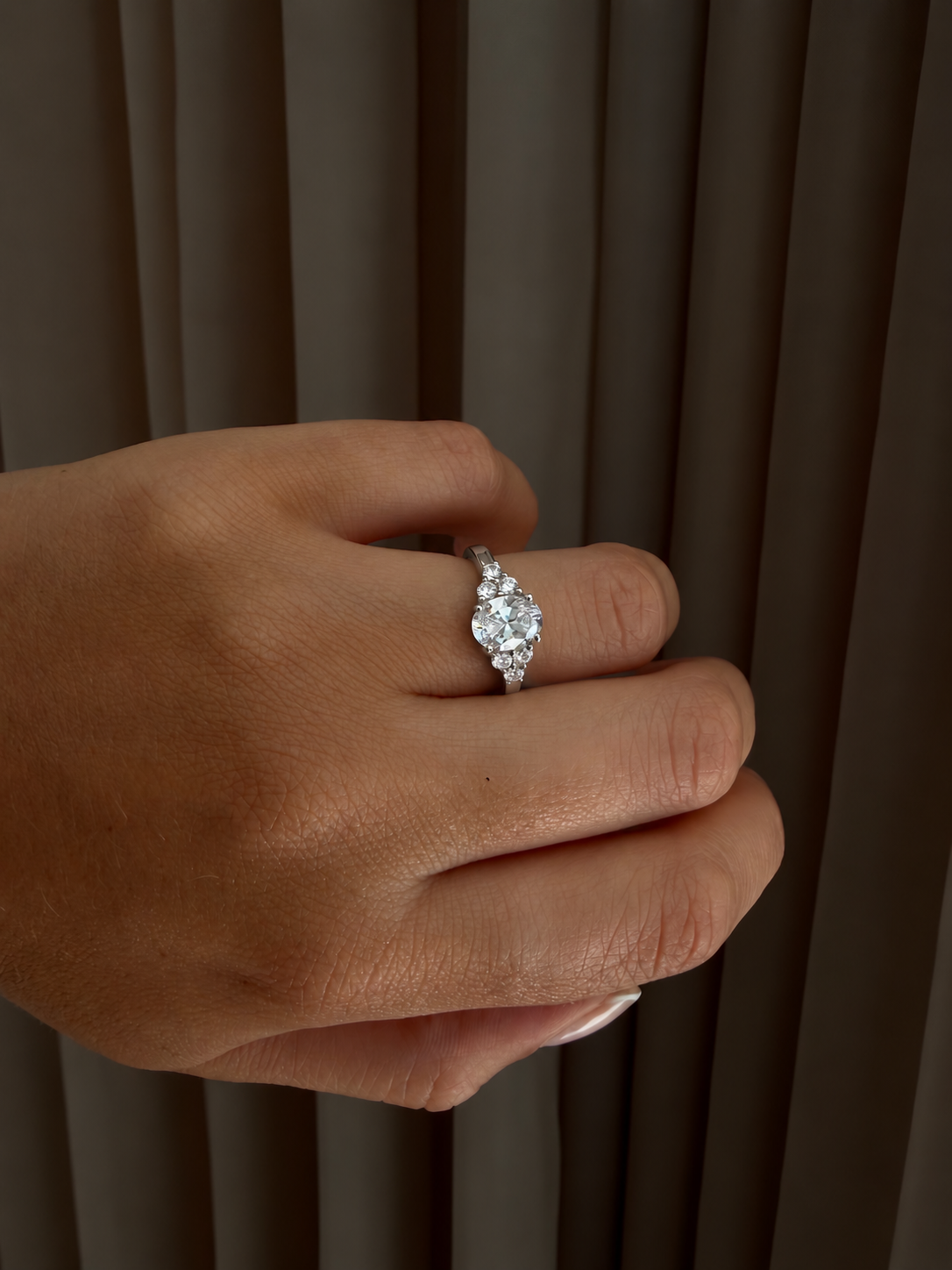 Illusion Diamond Ring - 14K White Gold (1.35 ct.)