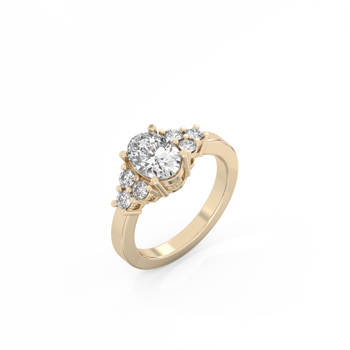 Illusion Diamond Ring - 14K Yellow Gold (1.35 ct.)