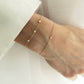Bezel Diamond Bracelet 14K Gold (0.18 ct.)