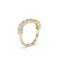 Bold Wave Lab-grown Diamond Ring - 14K Yellow Gold (0.85 ct.)
