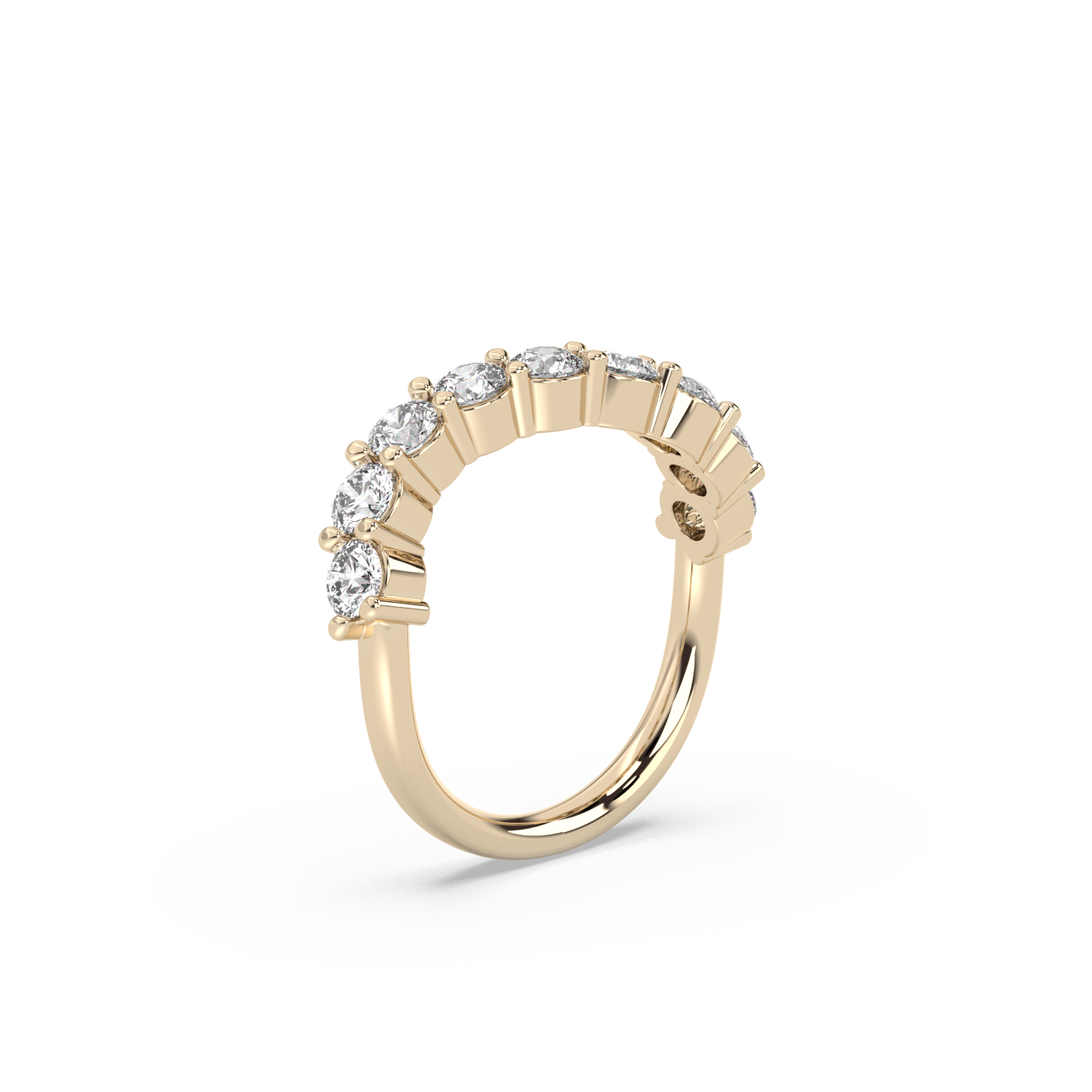 Bold Wave Lab-grown Diamond Ring - 14K Yellow Gold (0.85 ct.)