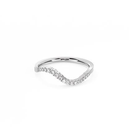 Little Wave Diamond Ring - 14K White Gold (0.13 ct.)
