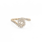 Shell diamond ring 14K Gold (0.56 ct.)