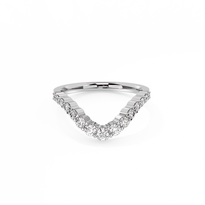 Valley Diamond Ring - 14K White Gold (0.57 ct.)