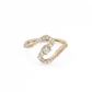 Snail Solitaire Lab-grown Diamond Ring - 14K Yellow Gold (0.50 ct.)