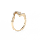 Snail solitaire diamond ring 14K Gold (0.50 ct.)
