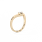 Pear diamond ring 14K Gold (0.45 ct.)
