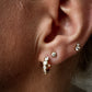 Bezel Diamond Huggies - 14K Yellow Gold (0.40 ct.) | Pair