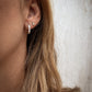 Medium pear cut diamond stud 14K Gold (0.20 ct.) | Single