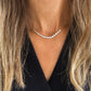 Bezel Tennis Lab-grown Diamond Necklace Medium (1.53 ct.) 14K Gold