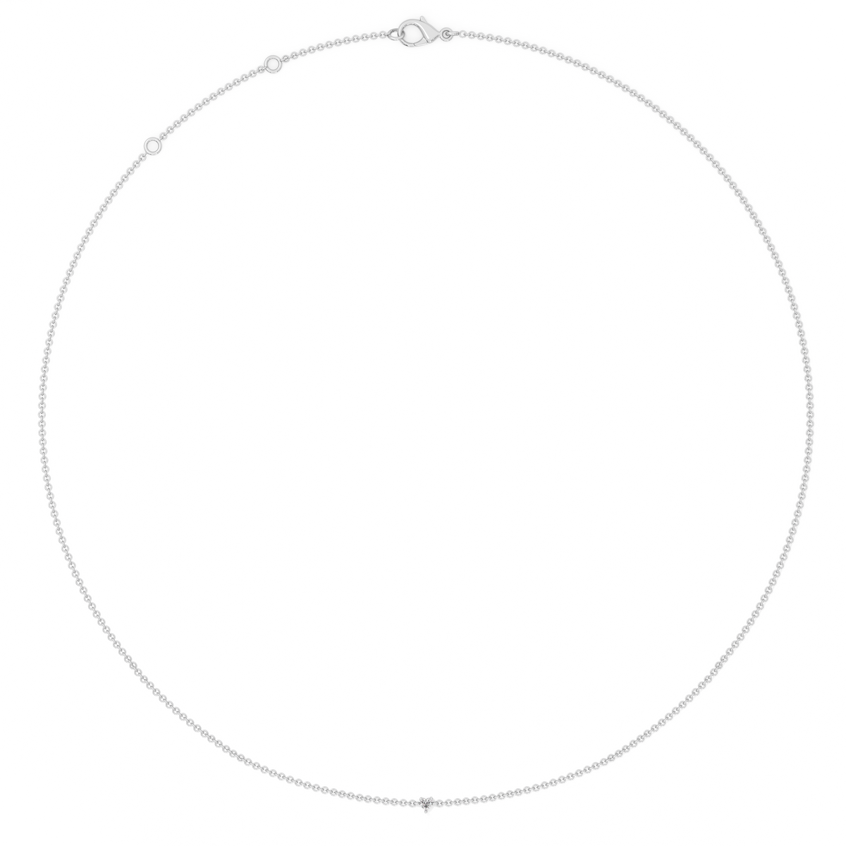 Heart Cut Lab-grown Diamond Bracelet - 14K White Gold (0.06 ct.)