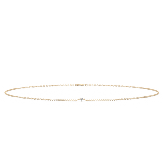 Heart Cut Lab-grown Diamond Bracelet - 14K Yellow Gold (0.06 ct.)