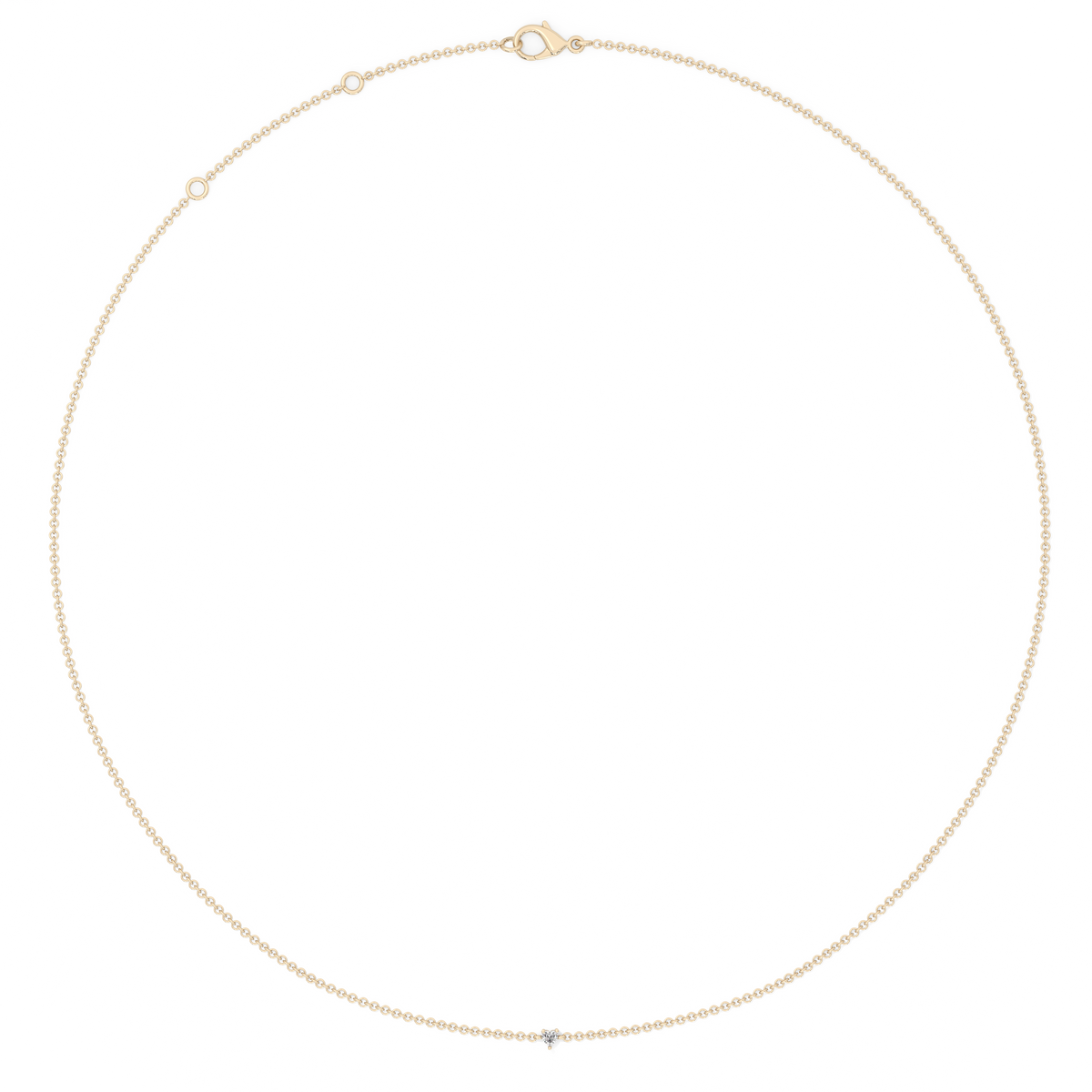 Heart Cut Lab-grown Diamond Bracelet - 14K Yellow Gold (0.06 ct.)