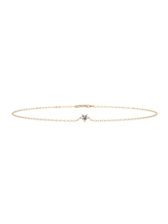Heart Cut Lab-grown Diamond Bracelet - 14K Yellow Gold (0.06 ct.)