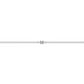 Oval Cut Lab-grown Diamond Bracelet - 14K White Gold (0.06 ct.)