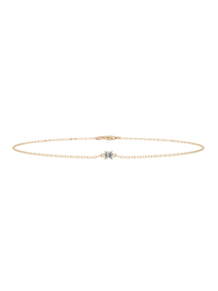 Oval Cut Lab-grown Diamond Bracelet - 14K Yellow Gold (0.06 ct.)