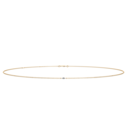 Marquise Cut Lab-grown Diamond Bracelet - 14K Yellow Gold (0.06 ct.)