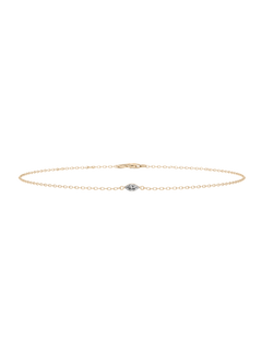 Marquise Cut Lab-grown Diamond Bracelet - 14K Yellow Gold (0.06 ct.)