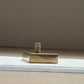 Ribbed Oval Lab-grown Diamond Hoops - 14K Yellow Gold (0.10 ct.) | Single