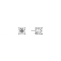 Prong Lab-grown Diamond Stud - 14K White Gold (1.0 ct.) | Pair