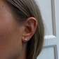 Prong Lab-grown Diamond Stud - 14K White Gold (0.5 ct.) | Single