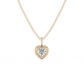 Heart Lab-grown Diamond Pendant - 14K Yellow Gold (0.55 ct.)