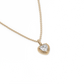 Heart Lab-grown Diamond Pendant - 14K Yellow Gold (0.55 ct.)