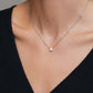 Prong Lab-grown Diamond Necklace - 14K White Gold (1.0 ct.)