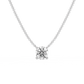 Prong Lab-grown Diamond Necklace - 14K White Gold (1.5 ct.)