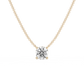 Prong Diamond Necklace - 14K Yellow Gold (1.5 ct.)