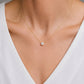Prong Diamond Necklace - 14K Yellow Gold (1.5 ct.)